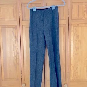 Lysse ladies dressy gray straight leg pants.  True size medium (control tummy)